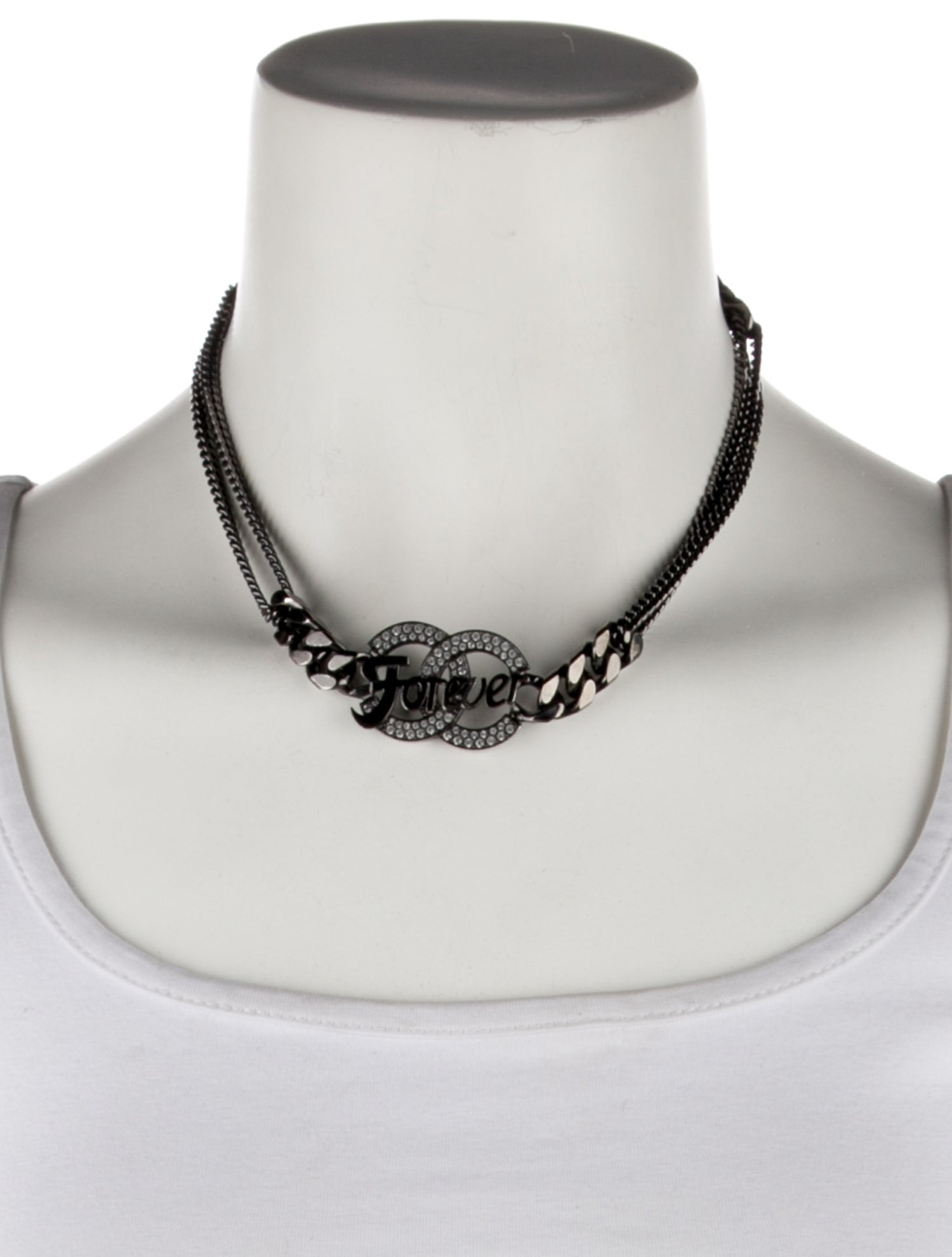 Chanel Strass CC 'Forever' Collar Necklace